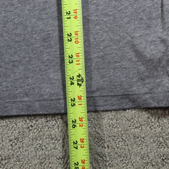 Eddie Bauer Size S Grey Long Sleeve Henley Shirt - LIKE NEW - Picture 4 of 6